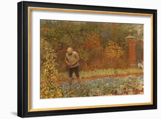 Gardener and Cabbages, 1870-Frederick Walker-Framed Giclee Print