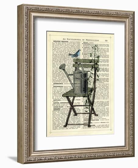 Gardener’s Chair-Marion Mcconaghie-Framed Art Print