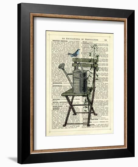 Gardener’s Chair-Marion Mcconaghie-Framed Art Print