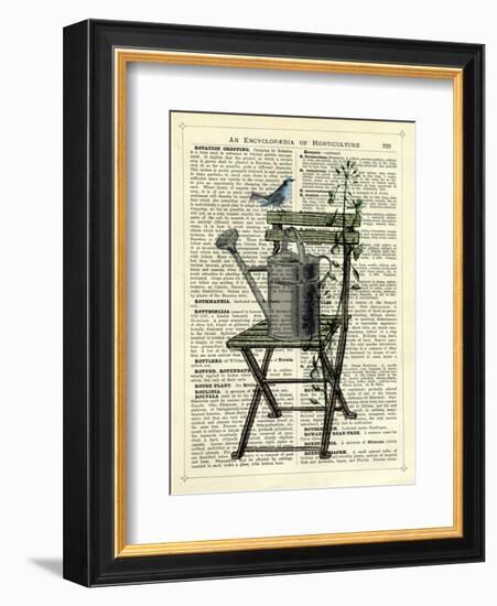 Gardener’s Chair-Marion Mcconaghie-Framed Art Print