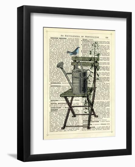 Gardener’s Chair-Marion Mcconaghie-Framed Art Print