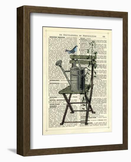 Gardener’s Chair-Marion Mcconaghie-Framed Art Print