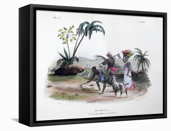 Gardeners, 1828-Marlet et Cie-Framed Premier Image Canvas