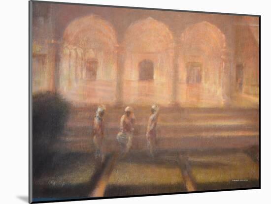 Gardeners at Amber Fort-Lincoln Seligman-Mounted Giclee Print