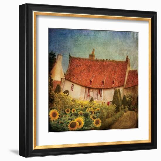 Gardenhouse Chenonceau-Dawne Polis-Framed Giclee Print