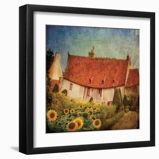 Gardenhouse Chenonceau-Dawne Polis-Framed Giclee Print