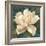 Gardenia Blossom Turquoise-Albena Hristova-Framed Premium Giclee Print