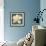 Gardenia Blossom Turquoise-Albena Hristova-Framed Premium Giclee Print displayed on a wall