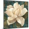 Gardenia Blossom Turquoise-Albena Hristova-Mounted Art Print