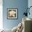 Gardenia Blossom Turquoise-Albena Hristova-Framed Art Print displayed on a wall