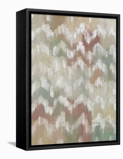 Gardenia Ikat II-Chariklia Zarris-Framed Stretched Canvas