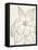 Gardenia Line Drawing Crop-Moira Hershey-Framed Stretched Canvas