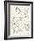 Gardenia Line Drawing Crop-Moira Hershey-Framed Art Print