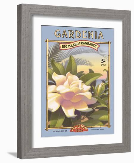 Gardenia-Kerne Erickson-Framed Art Print