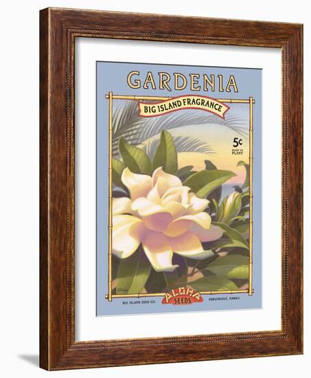 Gardenia-Kerne Erickson-Framed Art Print