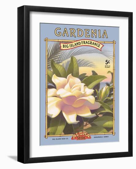 Gardenia-Kerne Erickson-Framed Art Print