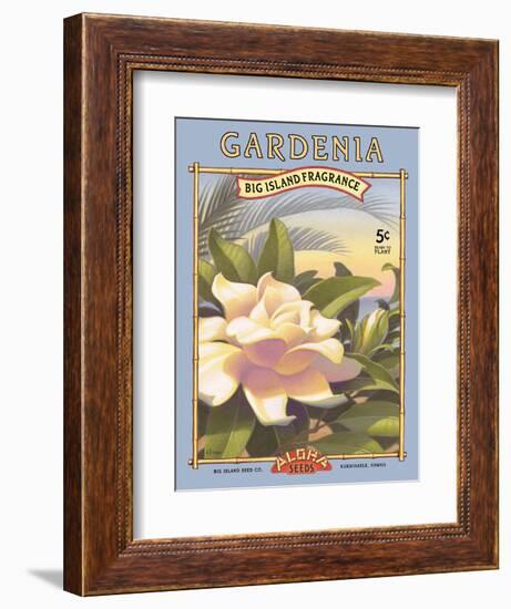 Gardenia-Kerne Erickson-Framed Art Print