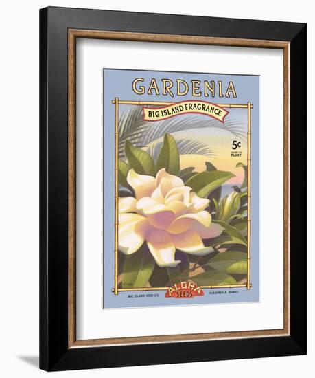 Gardenia-Kerne Erickson-Framed Art Print