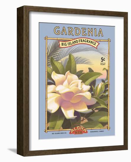 Gardenia-Kerne Erickson-Framed Art Print