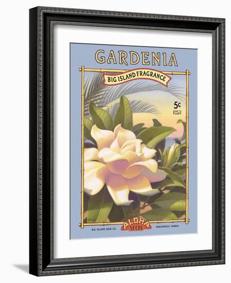 Gardenia-Kerne Erickson-Framed Art Print