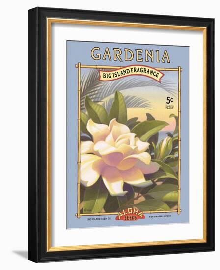 Gardenia-Kerne Erickson-Framed Art Print