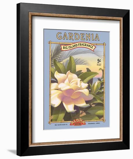 Gardenia-Kerne Erickson-Framed Art Print