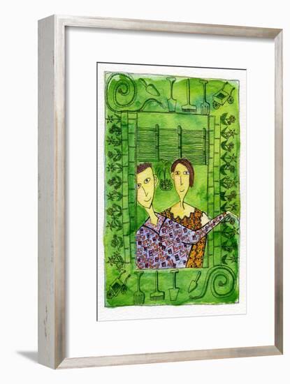 Gardening, 1990-Julie Nicholls-Framed Giclee Print