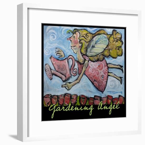Gardening Angel Poster-Tim Nyberg-Framed Giclee Print