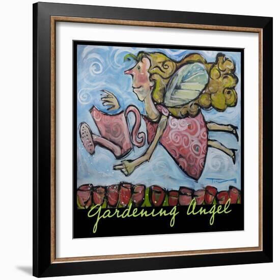 Gardening Angel Poster-Tim Nyberg-Framed Giclee Print