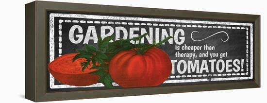 Gardening Chalk-null-Framed Premier Image Canvas