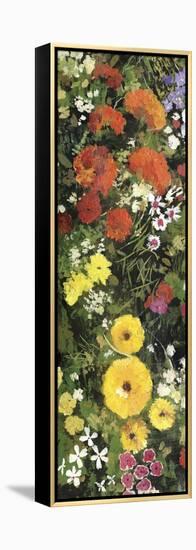 Gardening I-Asia Jensen-Framed Stretched Canvas