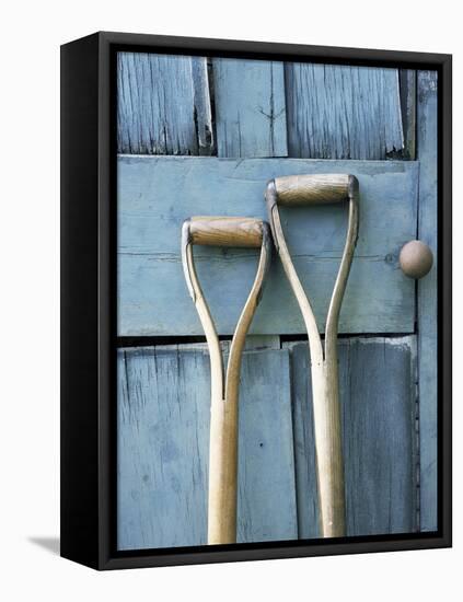 Gardening Tools-Maxine Adcock-Framed Premier Image Canvas