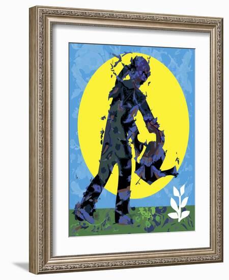 Gardening-Teofilo Olivieri-Framed Giclee Print