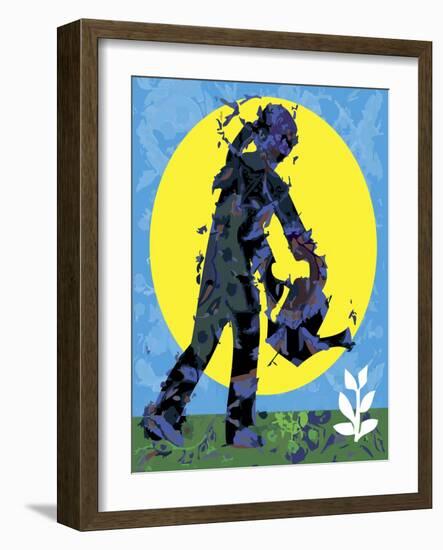 Gardening-Teofilo Olivieri-Framed Giclee Print