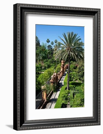 Gardens, Alcazar, UNESCO World Heritage Site, Seville, Andalusia, Spain, Europe-Ethel Davies-Framed Photographic Print