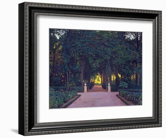 Gardens at Aranjuez, by Rusinol, Santiago (1861-1931). Oil on Canvas, Ca 1899. Dimensions: 117X139-Santiago Rusinol i Prats-Framed Giclee Print