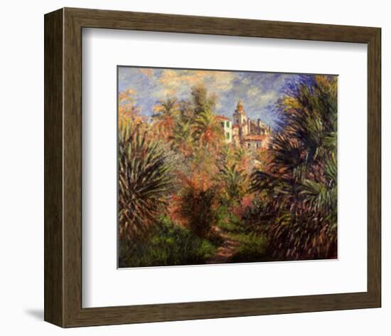 Gardens at Bordighera, 1884-Claude Monet-Framed Art Print