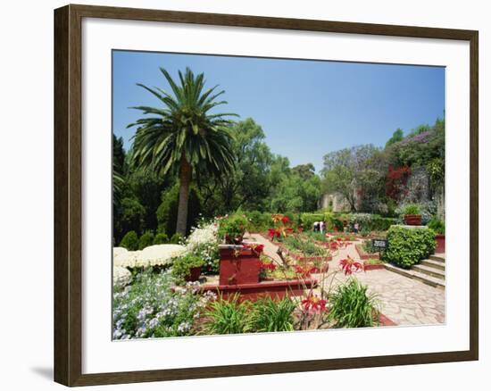 Gardens at the Former Hacienda De San Gabriel De Barrera, Guanajuato State, Central Mexico-Robert Francis-Framed Photographic Print