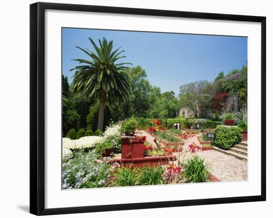 Gardens at the Former Hacienda De San Gabriel De Barrera, Guanajuato State, Central Mexico-Robert Francis-Framed Photographic Print