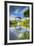 Gardens by the Bay and Marina Bay Sands Hotel, Singapore-Ian Trower-Framed Photographic Print