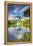 Gardens by the Bay and Marina Bay Sands Hotel, Singapore-Ian Trower-Framed Premier Image Canvas