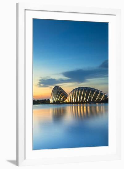 Gardens by the Bay at dawn, Singapore-Ian Trower-Framed Photographic Print