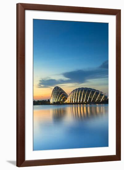 Gardens by the Bay at dawn, Singapore-Ian Trower-Framed Photographic Print