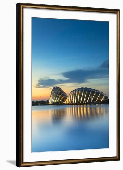 Gardens by the Bay at dawn, Singapore-Ian Trower-Framed Photographic Print