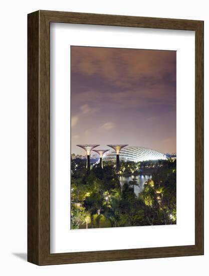 Gardens by the Bay Cloud Forest Botanic Garden, Singapore, Southeast Asia, Asia-Christian Kober-Framed Photographic Print