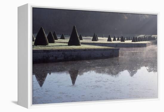 Gardens, Chateau De Fontainebleau, France-Achim Bednorz-Framed Premier Image Canvas