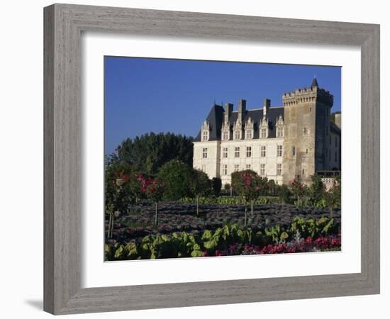 Gardens, Chateau De Villandry, Loire Valley, Centre, France, Europe-Thouvenin Guy-Framed Photographic Print