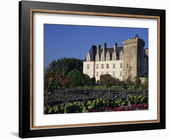 Gardens, Chateau De Villandry, Loire Valley, Centre, France, Europe-Thouvenin Guy-Framed Photographic Print