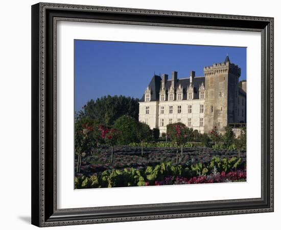 Gardens, Chateau De Villandry, Loire Valley, Centre, France, Europe-Thouvenin Guy-Framed Photographic Print