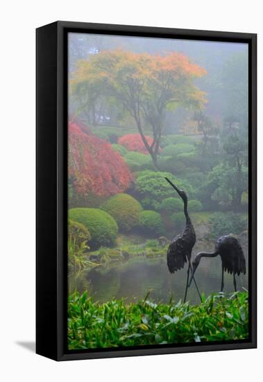 Gardens in the Fog I-Brian Moore-Framed Premier Image Canvas